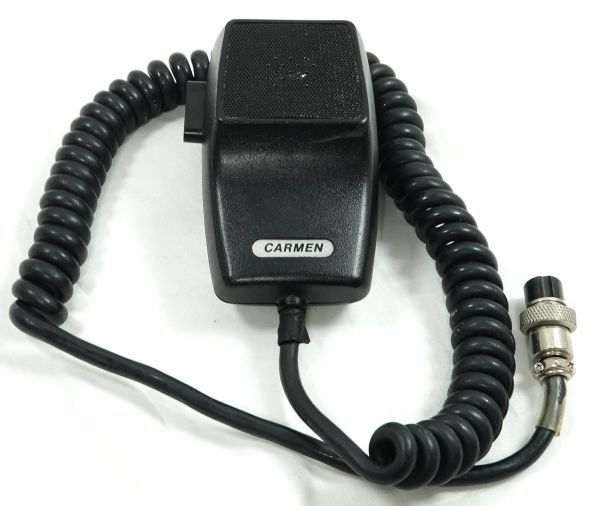 希少 CARMEN スーパー電子ガチャコンマイク NASA4P CB無線(モービル  