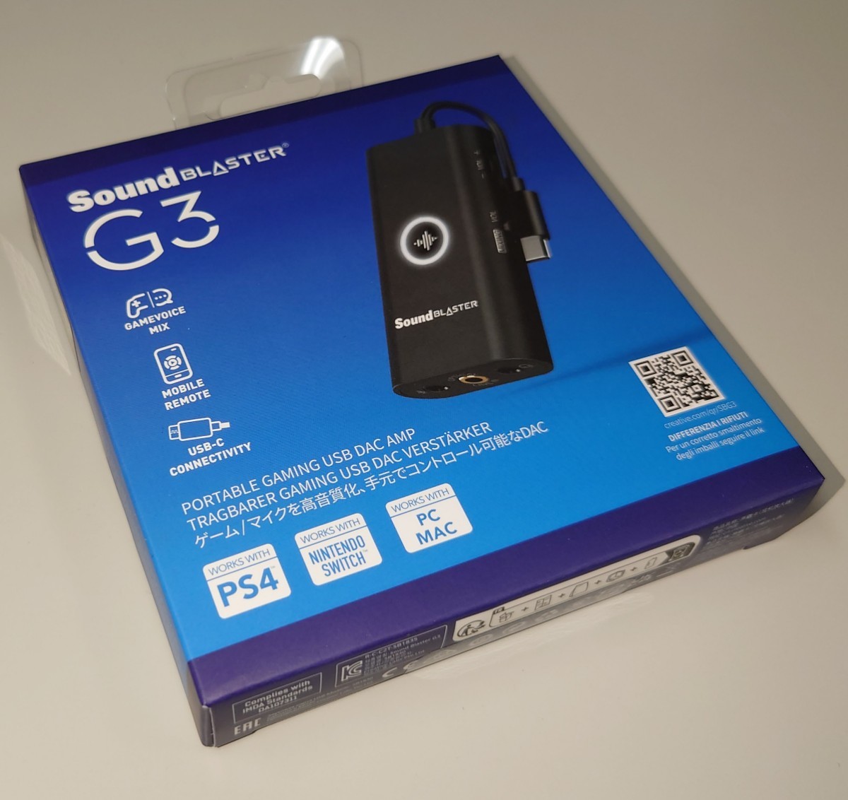 CREATIVE SOUNDBLASTER サウンドブラスター G3 Creative Sound