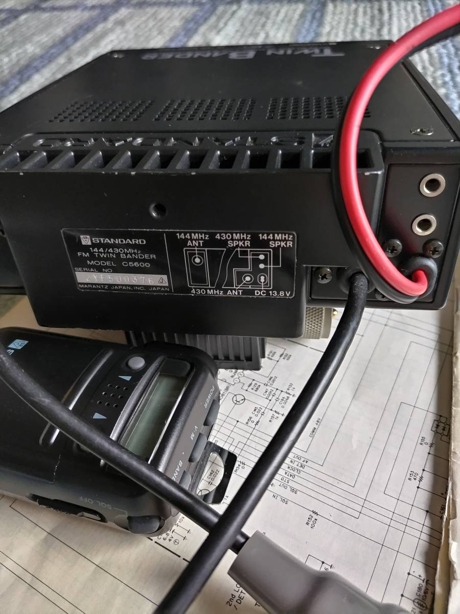 STANDARD FM TWIN BANDEトランシーバー(144/430MHz)C5600・Jマーク有り