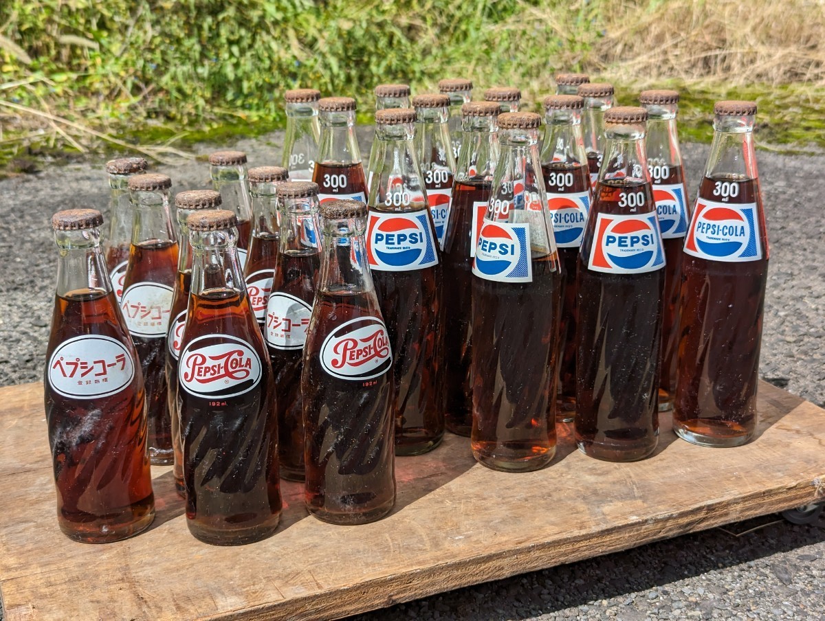 当時物 コカ・コーラプラケース 未開封ペプシ・コーラ24本 まとめて