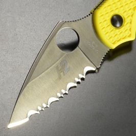 スパイダルコ 折りたたみナイフ H-2 ドラゴンフライ2 波刃 C28YL2 Spyderco Dragonfly2 イエロー