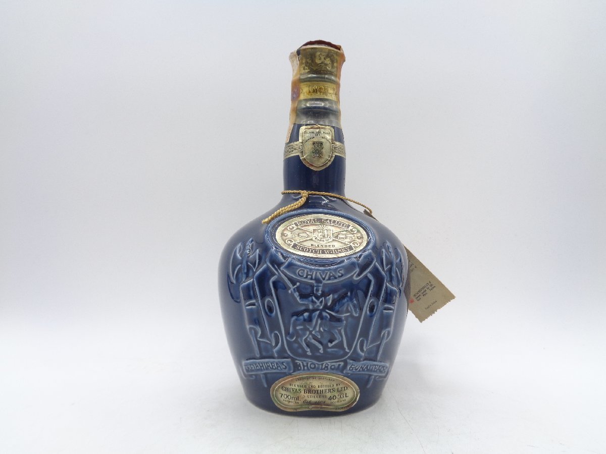 ROYAL SALUTE 21年 ロイヤル サルート 青 ブルー 陶器 スコッチ