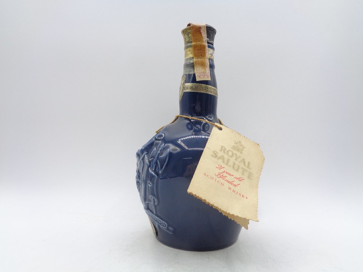 ROYAL SALUTE 21年 ロイヤル サルート 青 ブルー 陶器 スコッチ