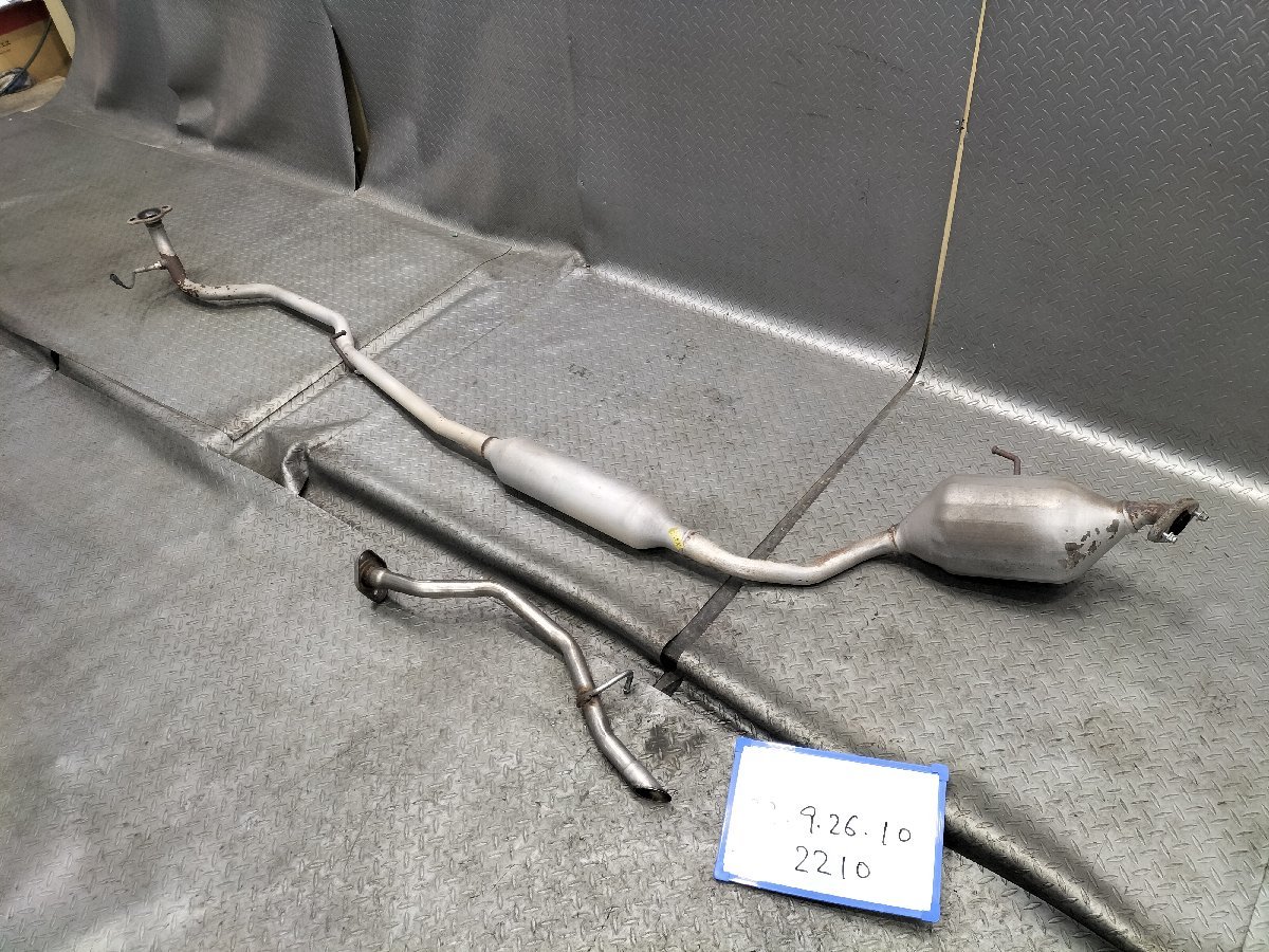 ★L550S ダイハツ　ムーブ ラテ TL　平成19年　EF-VE　純正　F フロント エキゾースト パイプ　マフラー ASSY　センサー付き★