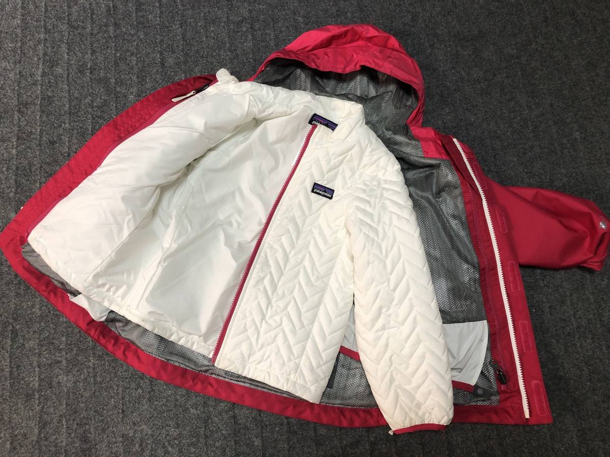 パタゴニア patagonia スキーウェア スキー キッズS ピンク パープル