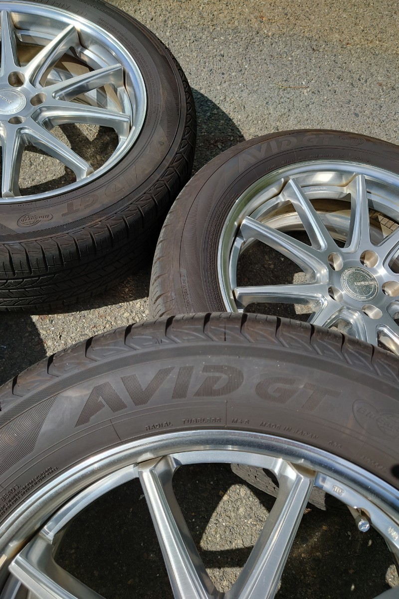 WORK グノーシスCV201 19インチ 235/55R19 ヨコハマAVID GTバリ溝 2023 