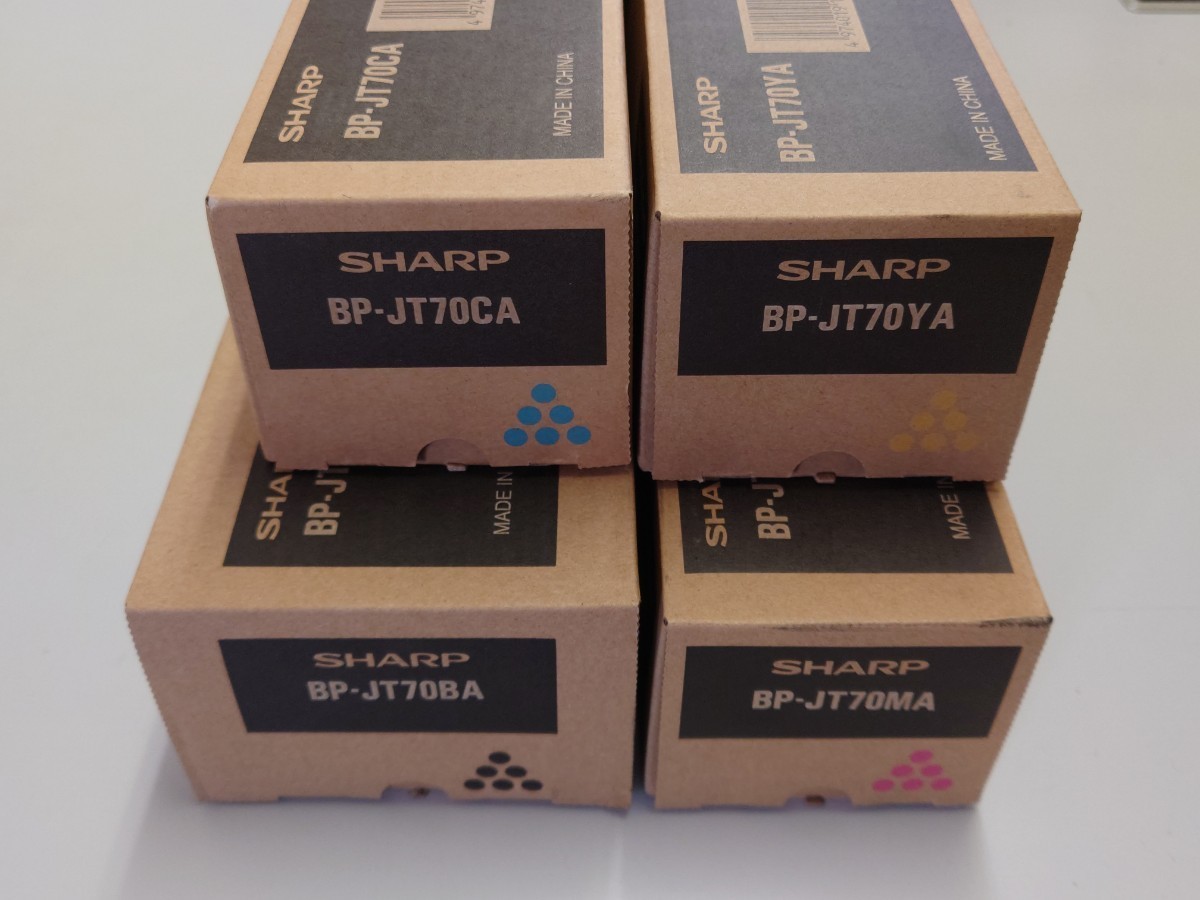 トナーカートリッジ SHARP BP-JT70 イエロー シアン BP-JT70YB⁄CB⁄MB 