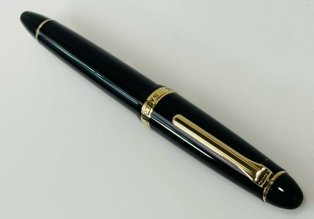 SAILOR セーラー万年筆 プロフィット21 螺鈿 星屑 黒 21K 長刀NM