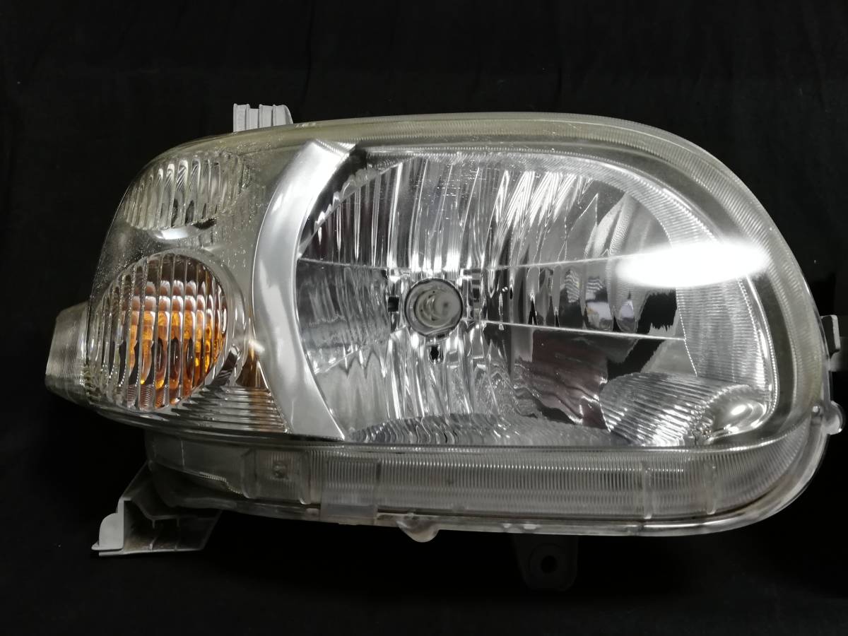 3427　L375S/L385S　タント　ダイハツ　ハロゲンヘッドライト左右セット　黄ばみ除去済み　KOITO 100-51945　レベライザー有　巣割れ有 タント L385S ヘッドライト DAIHATSU l375s(ヘッドライト)の ヘッドライトの