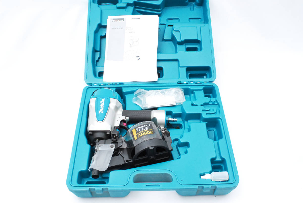 makita 常圧釘打機 AN902 90mm くぎ打ち機 エア釘打 ケース付 マキタ makita 常圧釘打機 AN902 90mm くぎ打ち機 エア釘打 ケース付 マキタ