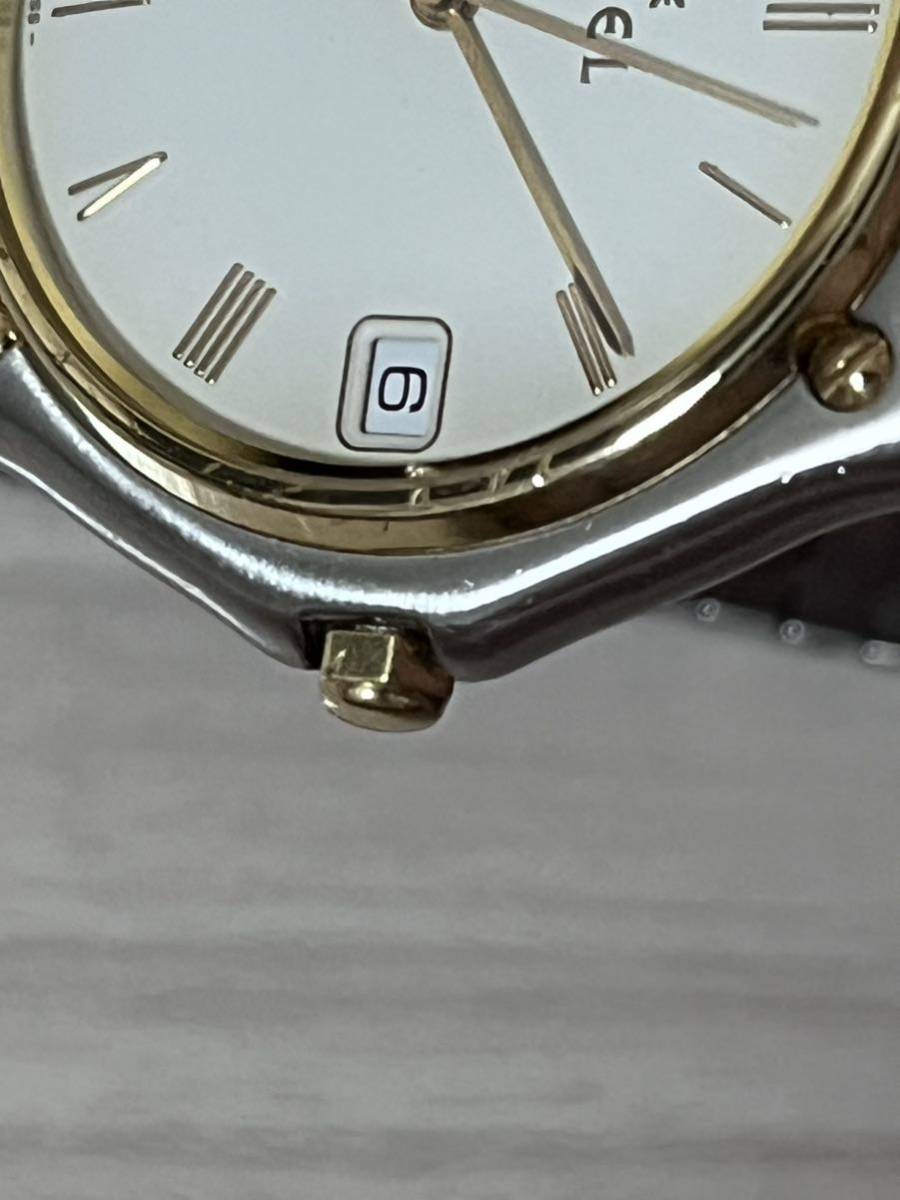 エベル EBEL クラシックウェーブ 時計 メンズ デイト クオーツ 不動品
