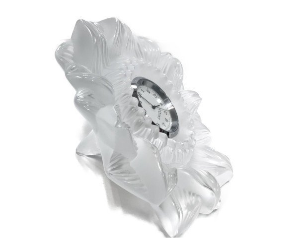 超美品＊LALIQUE ラリック 置き時計 クリスタル 【公式通販】