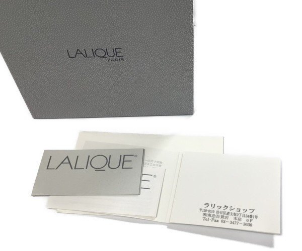 超美品＊LALIQUE ラリック 置き時計 クリスタル 【公式通販】
