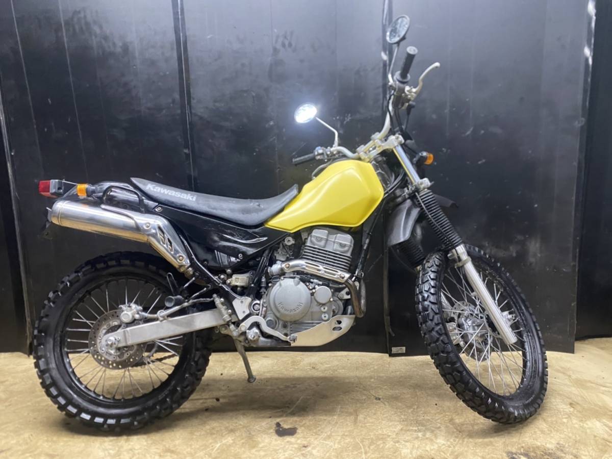 カワサキ スーパーシェルパ KL250G 15508㎞ エンジン実働 250 