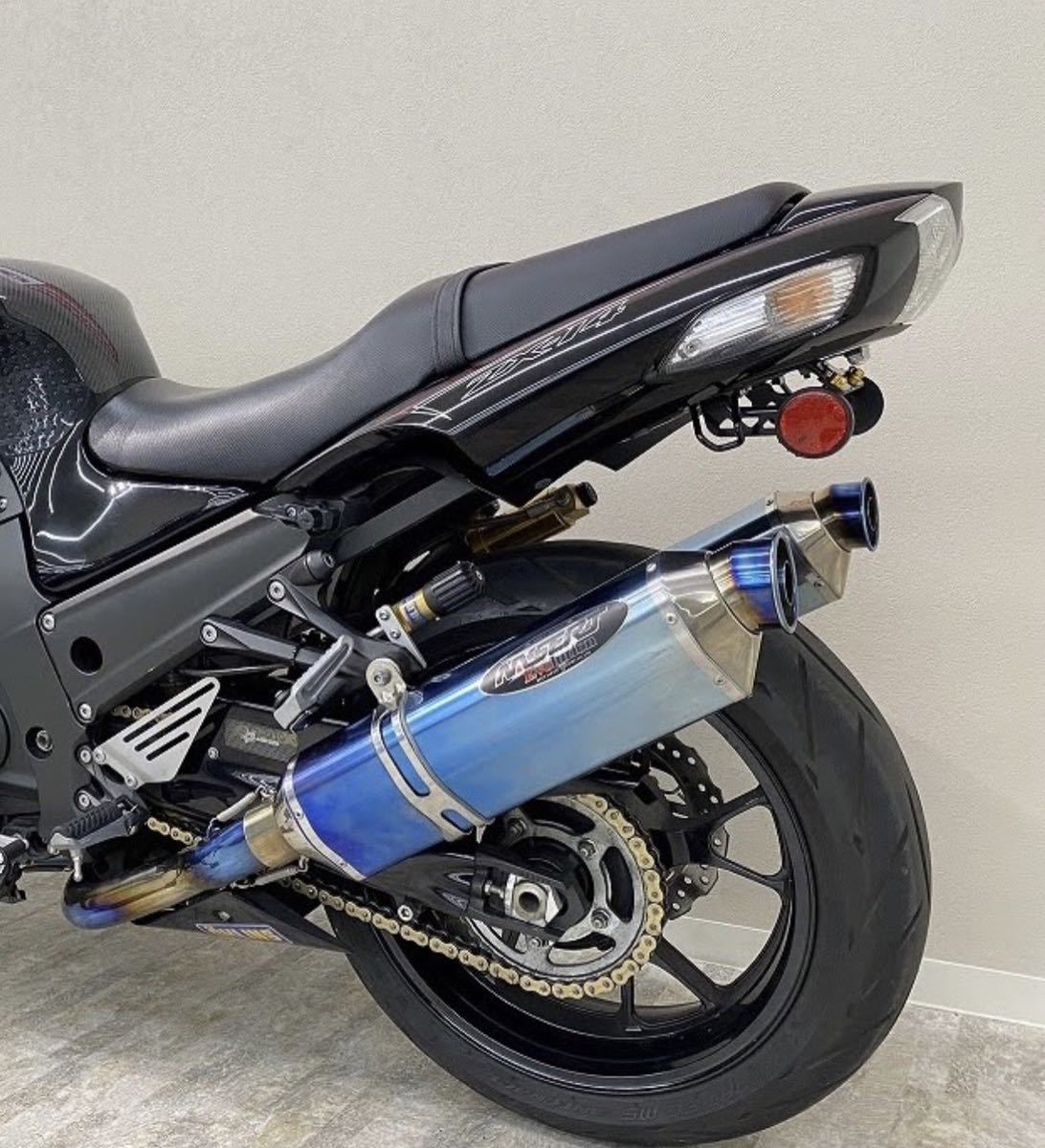 ZZR1400 ZX14 ZX14Rビートナサートフルエキ社外マフラー フルエキ JMCA
