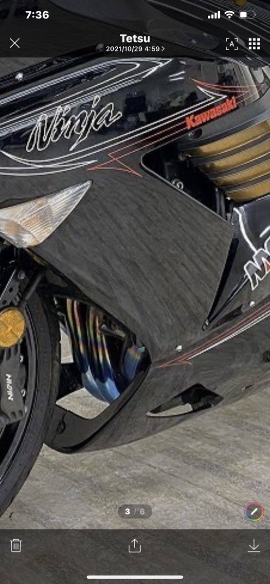 beet zzr1400用 車検対応フルエキ 書類有