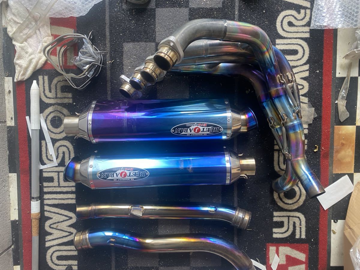 ZZR1400 ZX14 ZX14Rビートナサートフルエキ社外マフラー フルエキ JMCA