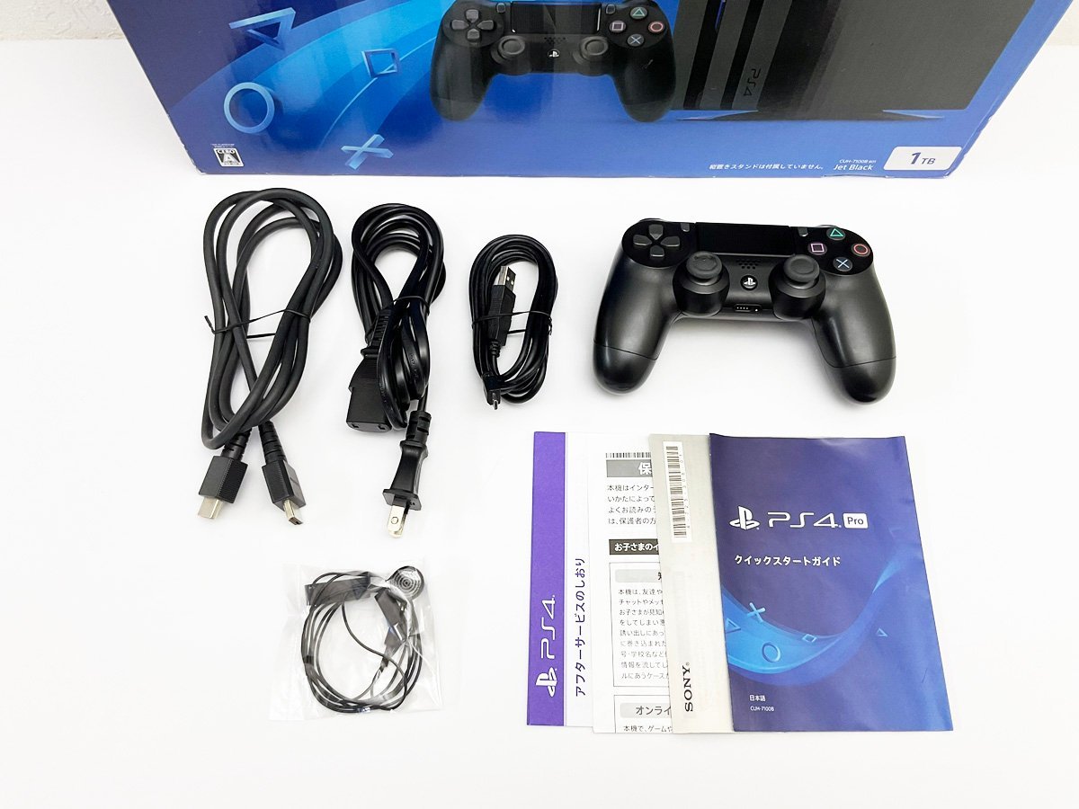 開始価格1円】SONY PlayStation4 Pro SSD 480GB CUH-7100B プレステ4  
