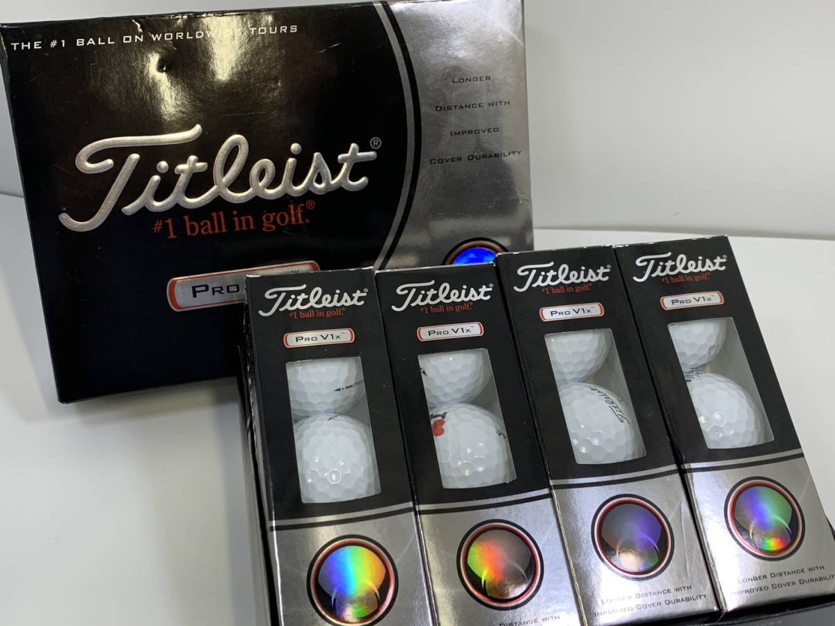 【1000円スタート!!】 Titleist PROV1X タイトリスト ゴルフ ボール ゴルフボール 12個入 大樹会プリント有り 用具