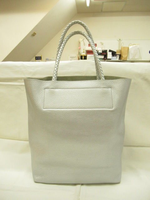 HIROFU 編み込みハンドバッグ HIROFU ヒロフ 美品 チェスタ 持ち手編み込み レザートートバッグ