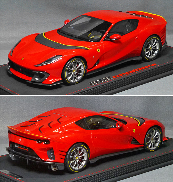 1/18スケール フェラーリ812 Competizione 2021（Rosso Corsa 322