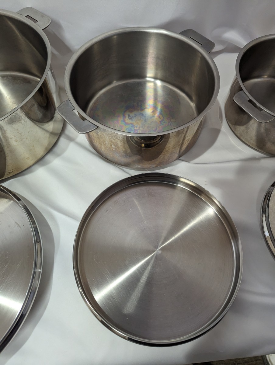 CRISTEL ステンレススチール 両手鍋 セット 20cm ｜CRISTEL