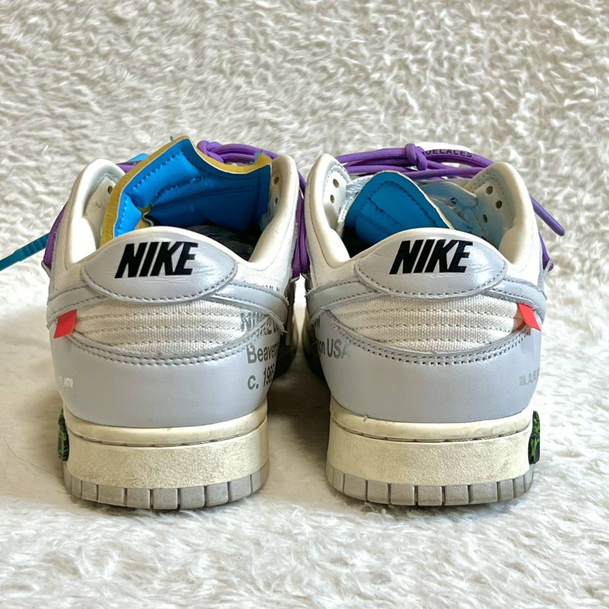 OFF-WHITE NIKE DUNK LOW 1 OF 50 47 オフホワイト ナイキ OFF-WHITE NIKE DUNK LOW 1 OF 50 47 オフホワイト ナイキ
