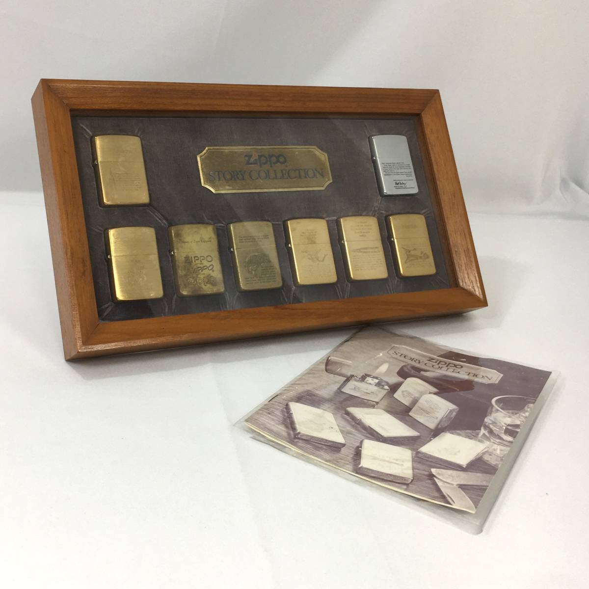 定番，2025 ジッポー ZIPPO STORY COLLECTION ストーリー コレクション ８点セット 木製ケース入 The 30's Mr.Zippo オイルライター 1985年 ジャンク(その他)｜売買されたオークション情報、yahooの商品情報をアー Zippo