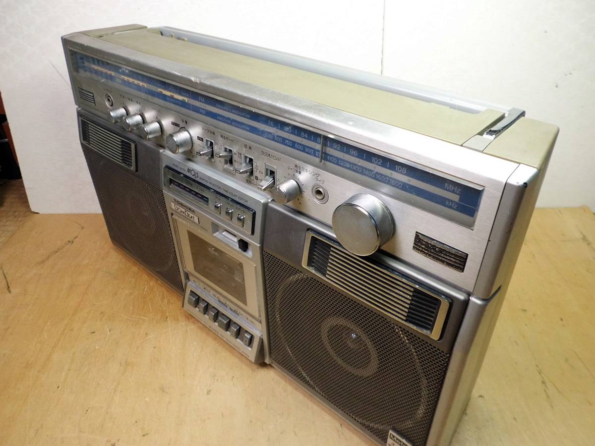 ☆TOSHIBA 東芝 ラジカセ BOMBEAT RT-S89 ステレオラジオカセット