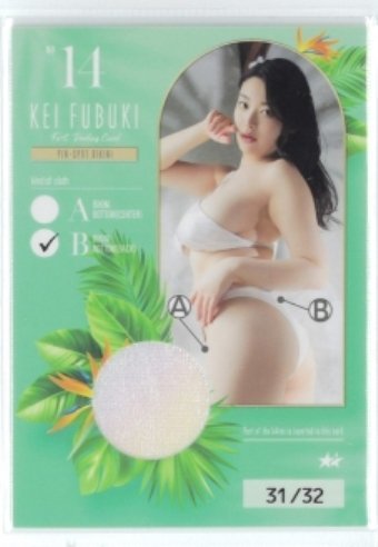定番人気，限定SALE HIT'S/風吹ケイ ピンスポビキニカード14 #31/32 B：オパールパンツお尻 超良部 231010-108(は行)｜売買されたオークション情報、yahooの商品情報をアーカイブ公開 - オークファン は行