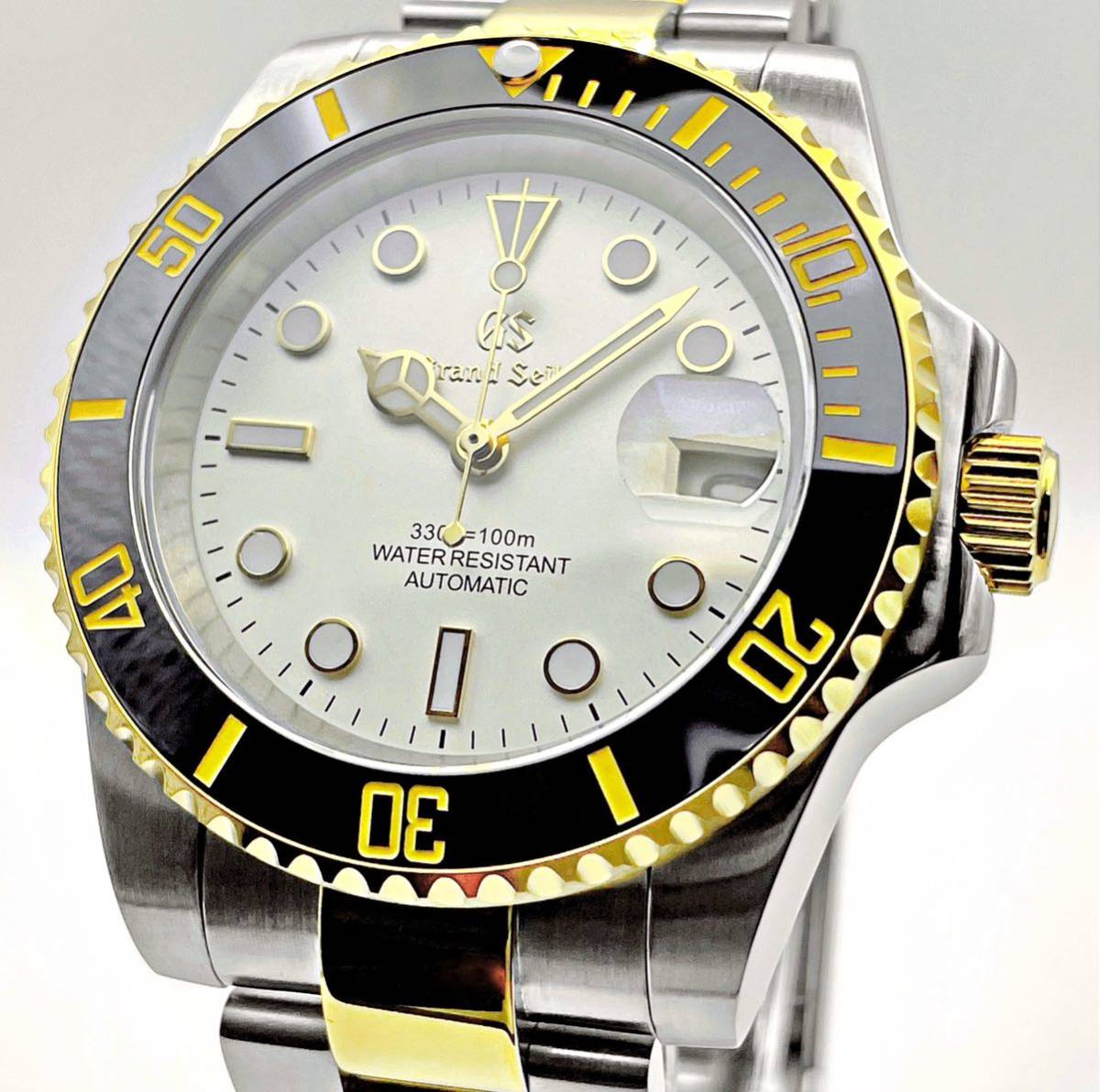 SEIKO MOD サブマリーナ オマージュ GS カスタム ダイバーズウォッチ