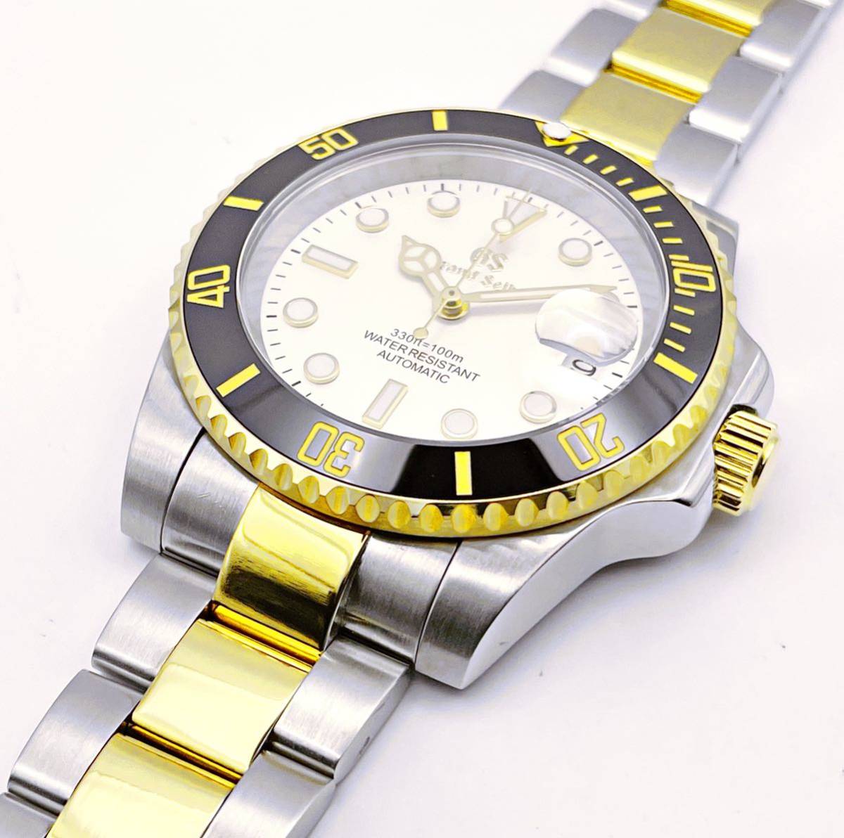 SEIKO MOD サブマリーナ オマージュ GS カスタム ダイバーズウォッチ