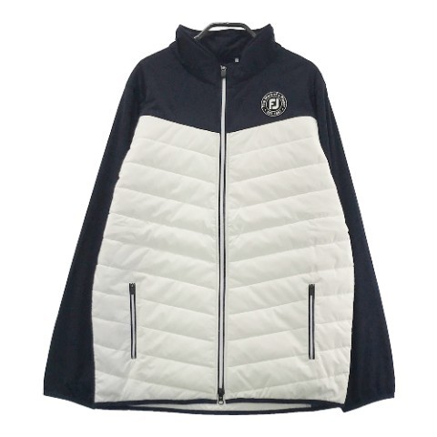 FOOT JOY フットジョイ 2021年モデル 中綿切替 ジップジャケット ネイビー系 XL [240001929845] ゴルフウェア メンズ