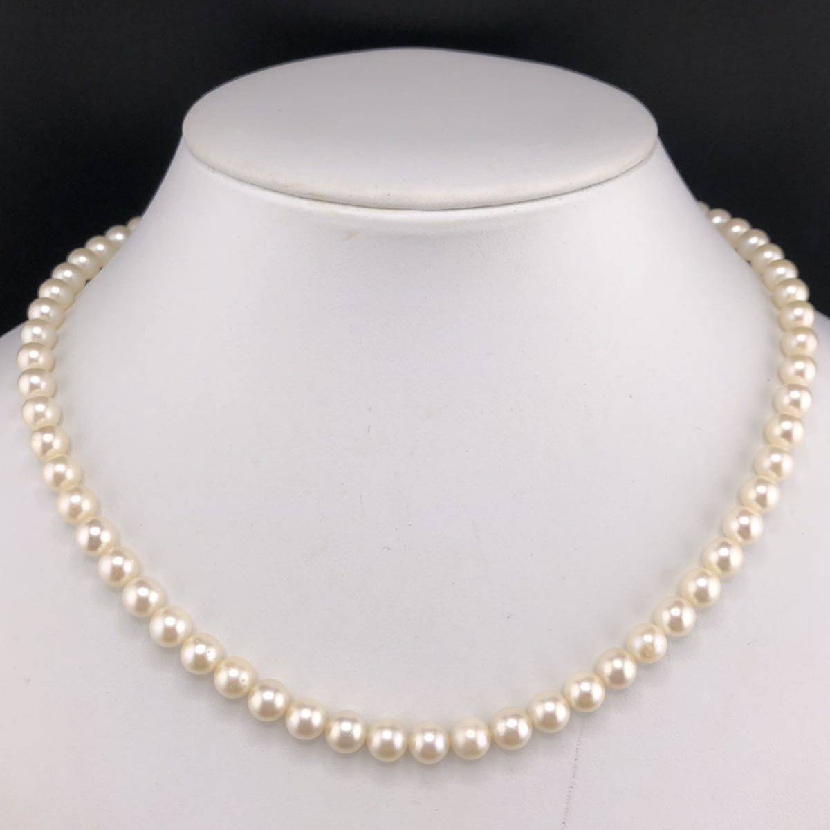 E10-0042 アコヤパールネックレス 6.0mm~6.5mm 43cm 24.8g (アコヤ真珠