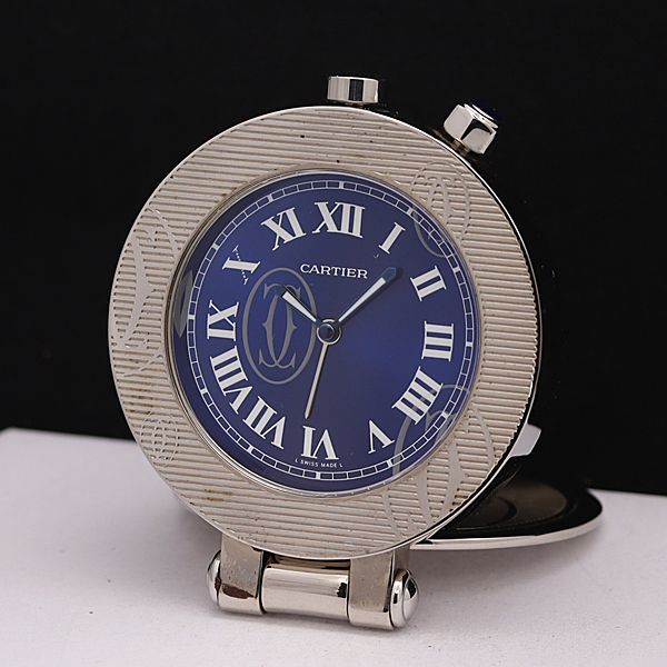 1円 カルティエ QZ W0100073 ハッピーバースデー トラベルクロック