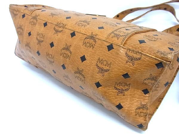 1円 □美品□ MCM エムシーエム モノグラム ヴィセトス柄 レザー