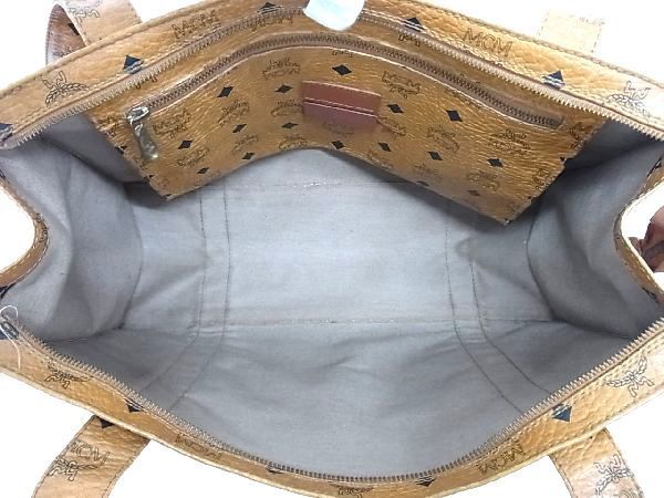 1円 □美品□ MCM エムシーエム モノグラム ヴィセトス柄 レザー