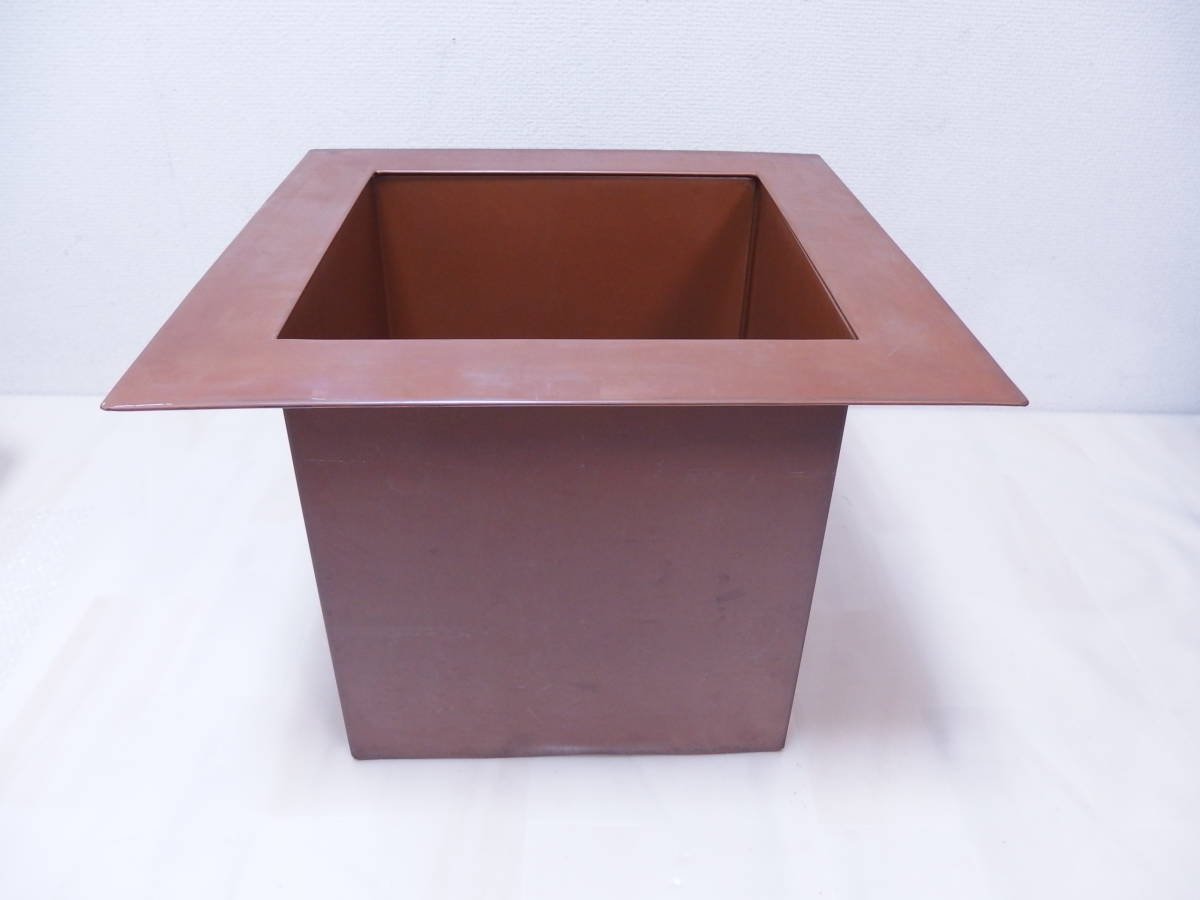 14）銅製炉壇 炉道具 灰付 茶道具 炉開き 【公式通販】