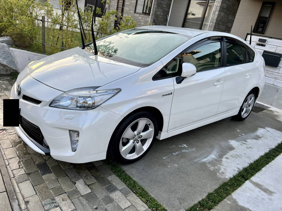 車検長い! トヨタプリウスGツーリング 車検長い 30 プリウス 後期最上級グレードGツーリング 68000km 寒冷地