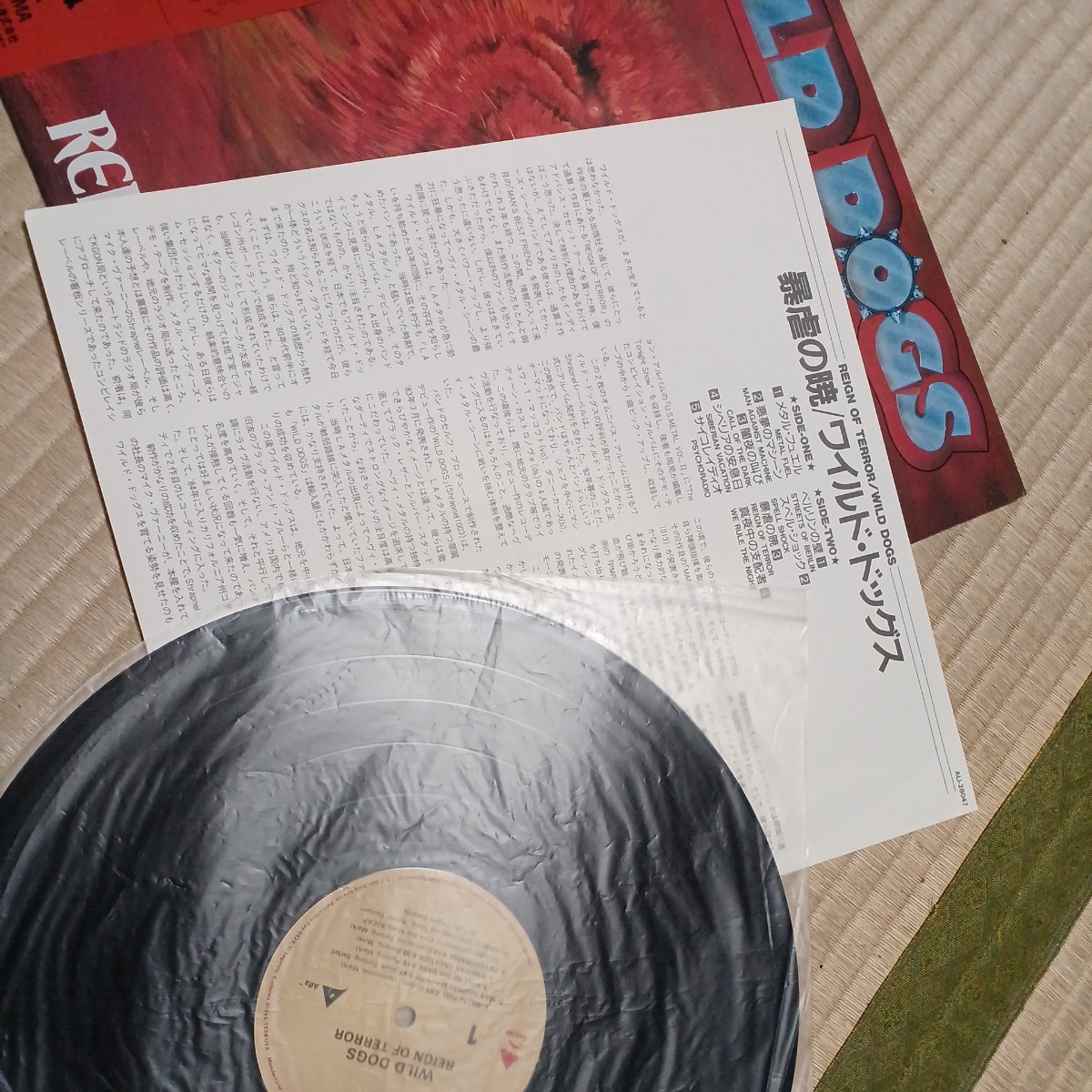 ワイルド・トッグズ／暴虐の暁 日本盤帯付きレコード WILD DOGS/REIGN