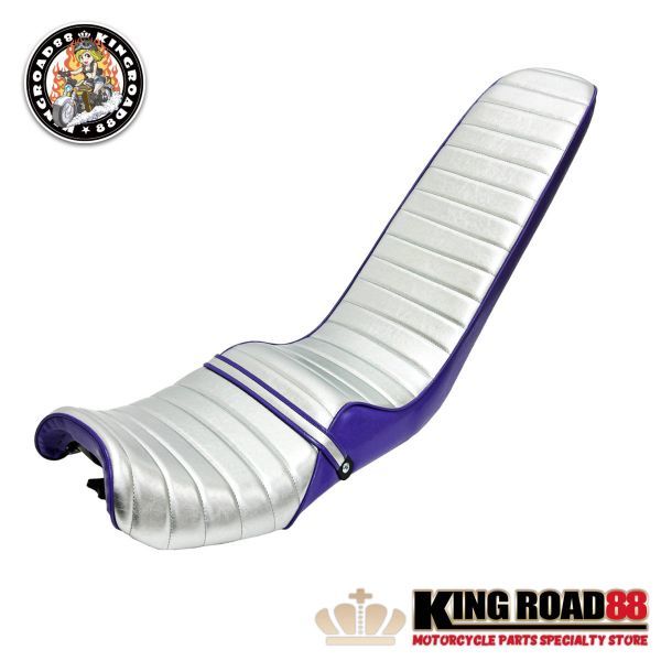 【新商品■限定カラー■数量限定 】カワサキ / ゼファー400 Ⅰ型・Ⅱ型 前期 / ZR400C ☆ 3段シート / シルバー パープル / 三段シート　_2