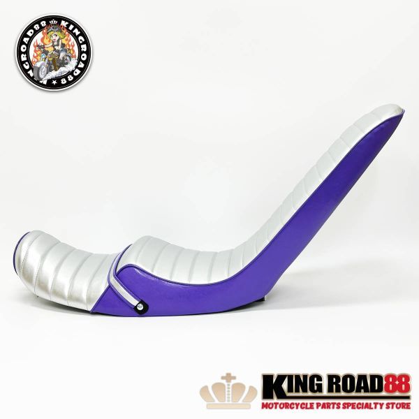 【新商品■限定カラー■数量限定 】カワサキ / ゼファー400 Ⅰ型・Ⅱ型 前期 / ZR400C ☆ 3段シート / シルバー パープル / 三段シート　_3