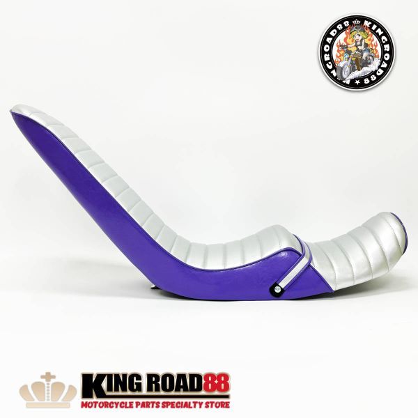 【新商品■限定カラー■数量限定 】カワサキ / ゼファー400 Ⅰ型・Ⅱ型 前期 / ZR400C ☆ 3段シート / シルバー パープル / 三段シート　_4