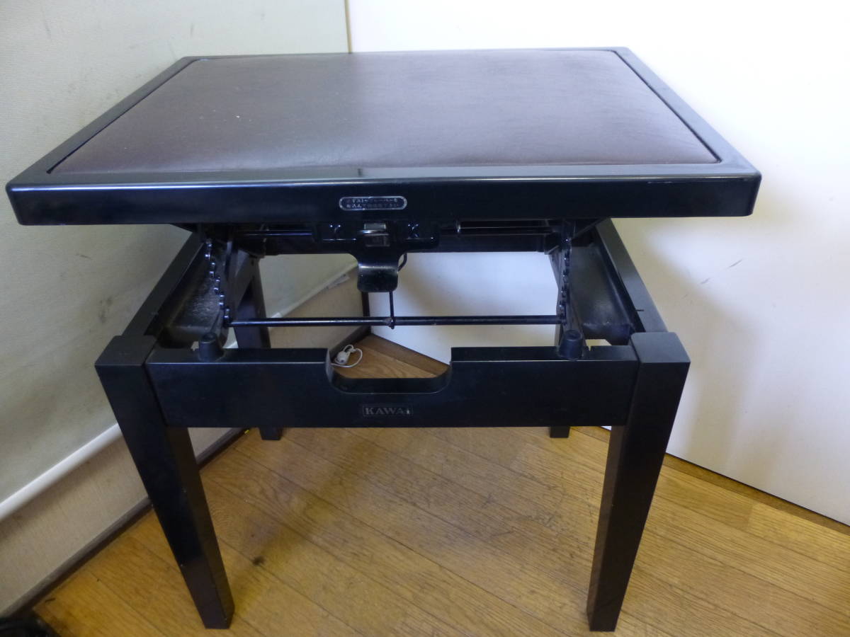 ピアノ椅子 中古 高低自在椅子 ◇中古 カワイ KAWAI ピアノ 椅子 高低 