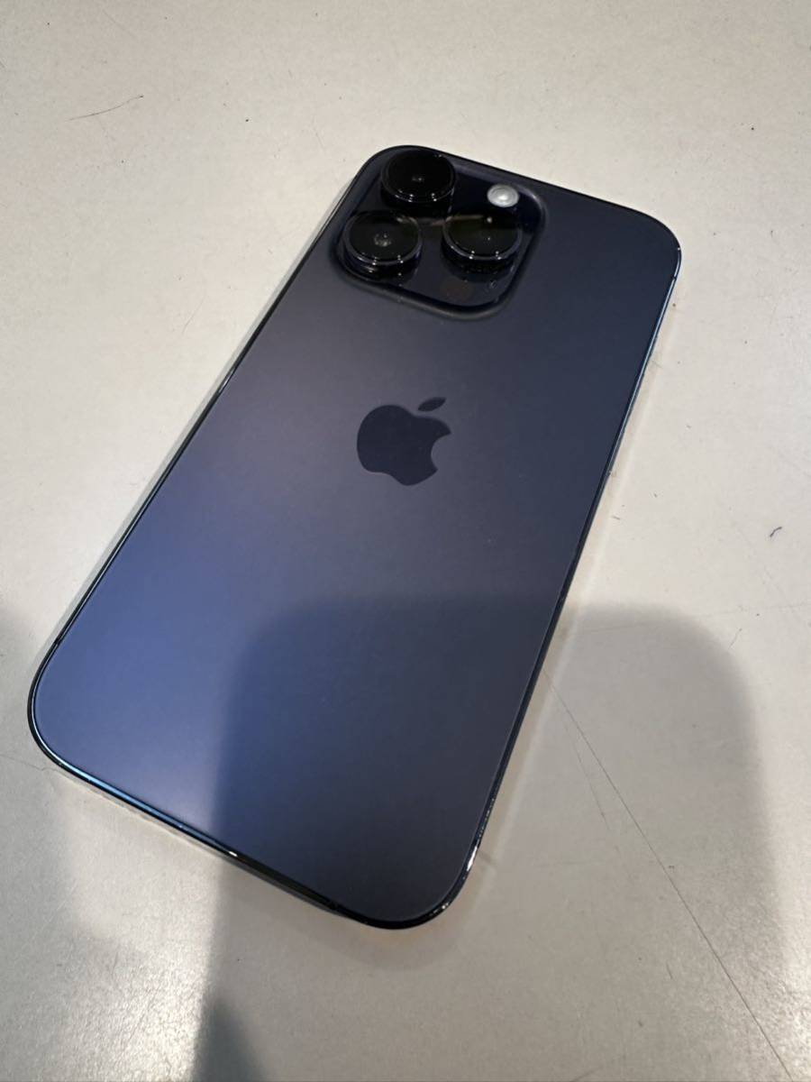 ジャンク SIMフリー iPhone 14 Pro 256GB パープル 美品 本体のみ