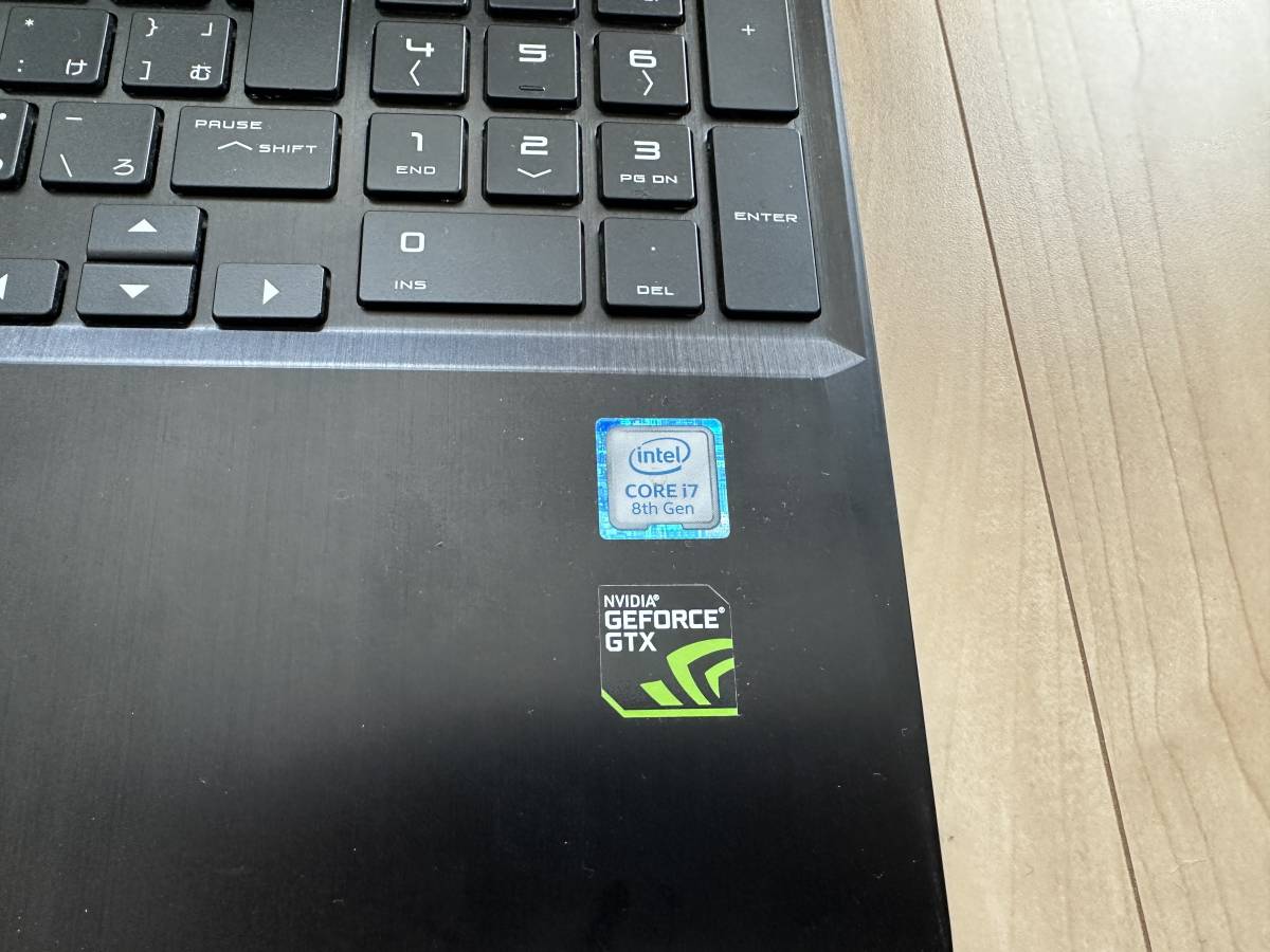 OMEN by HP 15 ゲームングノートPC CPU i7 8750H NVIDIA GeForce GTX 
