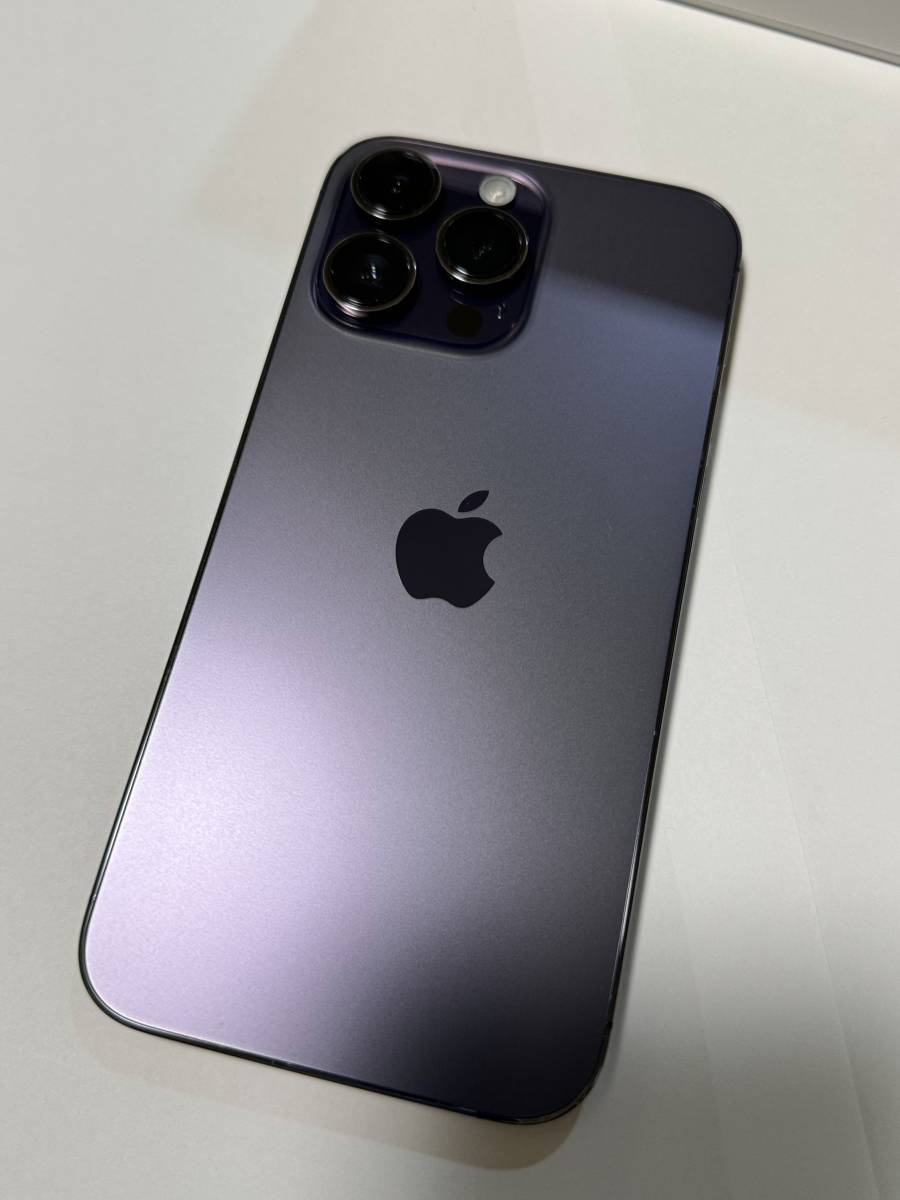 Apple iPhone 14 Pro Max 256GB ディープパープル SIMフリー 美品 