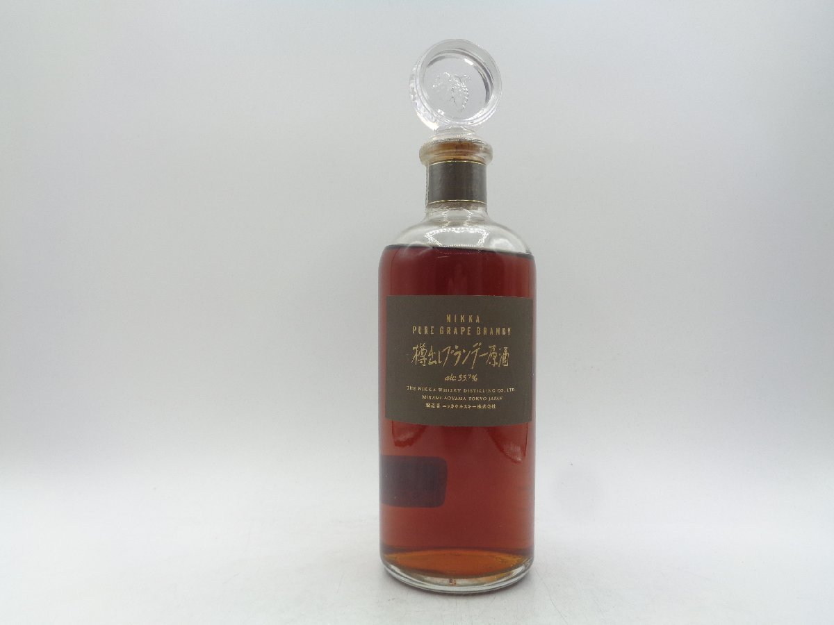 NIKKA WHISKY ニッカ 樽出しブランデー 原酒 特級 500ml 55，7% 未開封