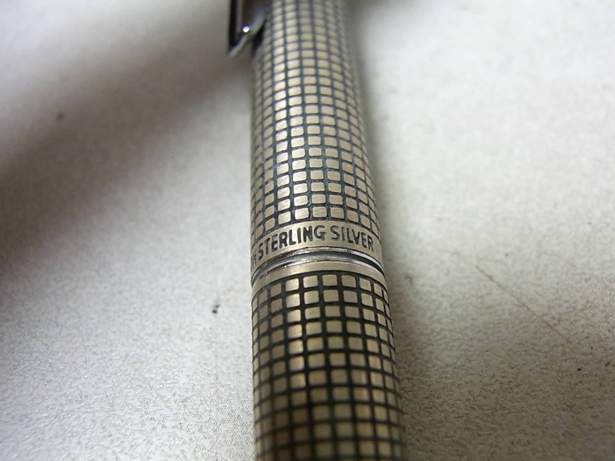 PILOT CUSUTM スターリングシルバー ボールペン ノック式昭和レトロ 廃