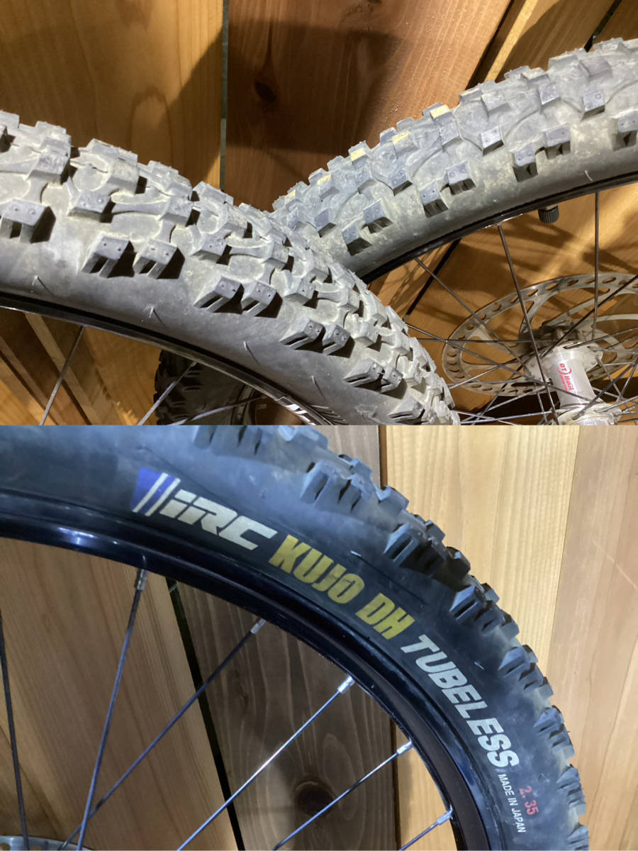 IRC×アラヤ ノンリークホイール 26インチ ダウンヒル ハブ